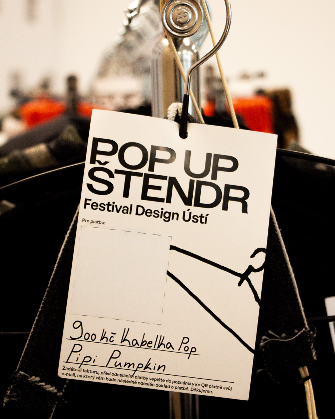 Detail cenovky POP UP Štendr